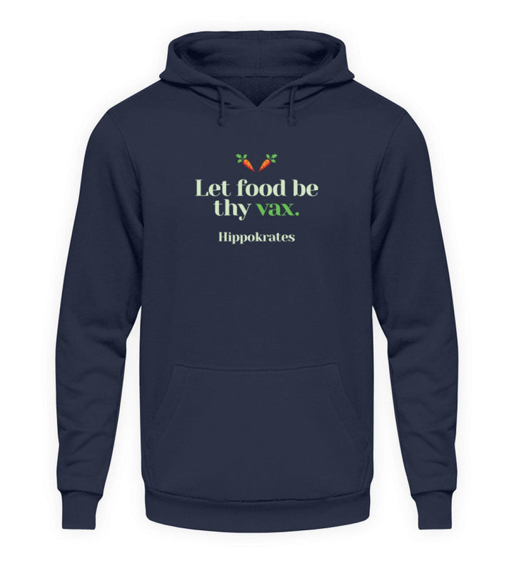 DIE MÖHRE: GRÜNZEUG HOODIE MÄDELS • FOOD & VAX / HIPPOKRATES - DUNKEL-HARLEKINSHOP