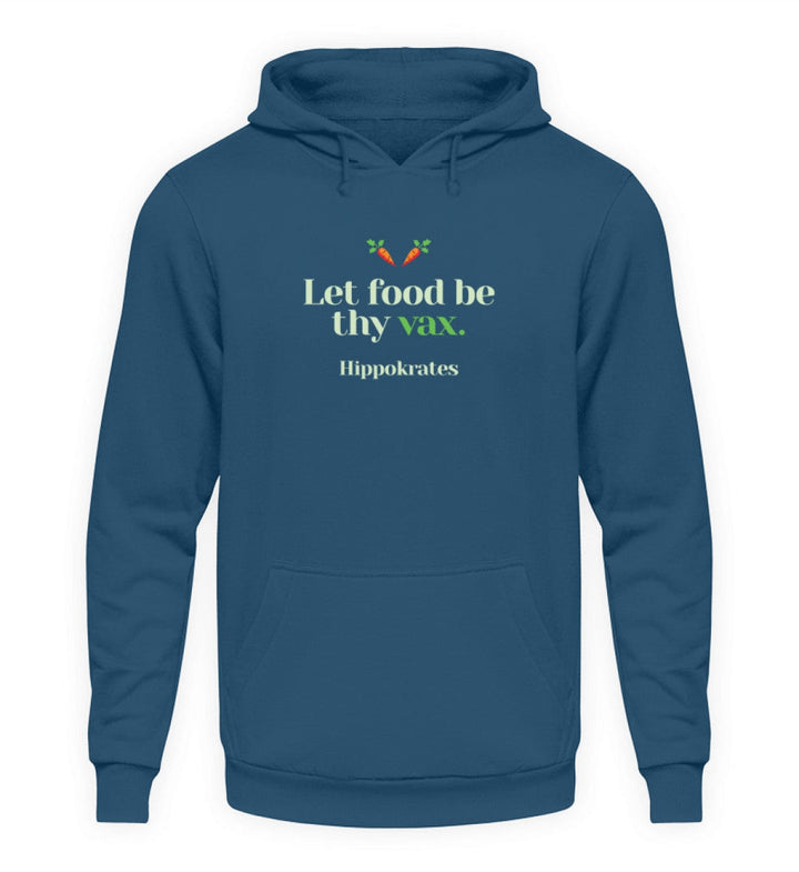 DIE MÖHRE: GRÜNZEUG HOODIE MÄDELS • FOOD & VAX / HIPPOKRATES - DUNKEL-HARLEKINSHOP