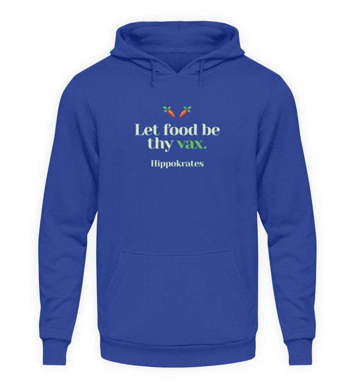 DIE MÖHRE: GRÜNZEUG HOODIE MÄDELS • FOOD & VAX / HIPPOKRATES - DUNKEL-HARLEKINSHOP