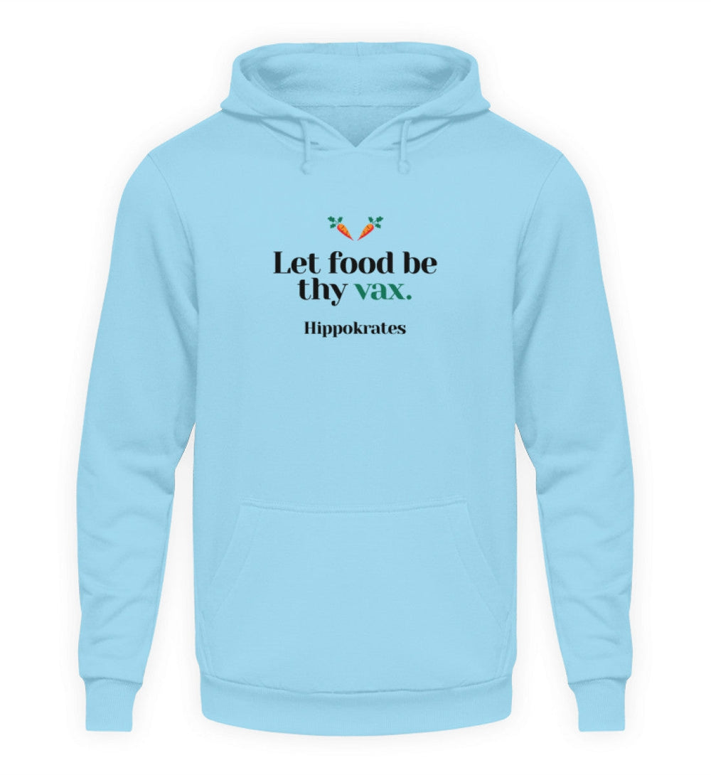 DIE MÖHRE: GRÜNZEUG HOODIE MÄDELS • FOOD & VAX / HIPPOKRATES - HELL-HARLEKINSHOP