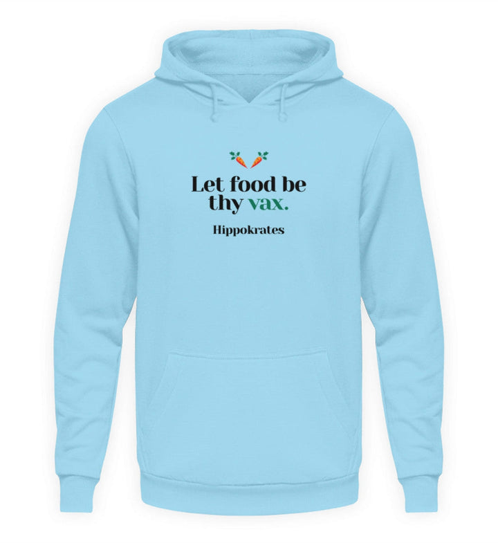 DIE MÖHRE: GRÜNZEUG HOODIE MÄDELS • FOOD & VAX / HIPPOKRATES - HELL-HARLEKINSHOP