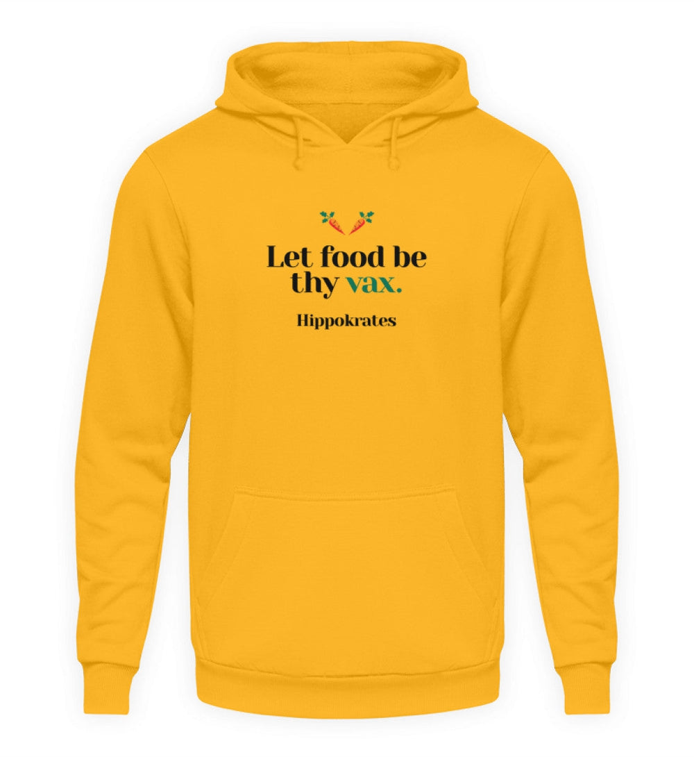 DIE MÖHRE: GRÜNZEUG HOODIE MÄDELS • FOOD & VAX / HIPPOKRATES - HELL-HARLEKINSHOP