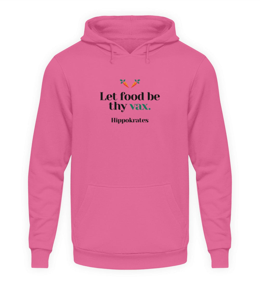DIE MÖHRE: GRÜNZEUG HOODIE MÄDELS • FOOD & VAX / HIPPOKRATES - HELL-HARLEKINSHOP