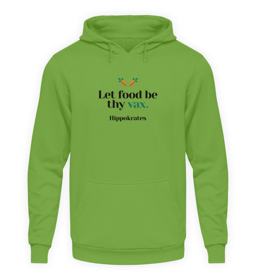 DIE MÖHRE: GRÜNZEUG HOODIE MÄDELS • FOOD & VAX / HIPPOKRATES - HELL-HARLEKINSHOP