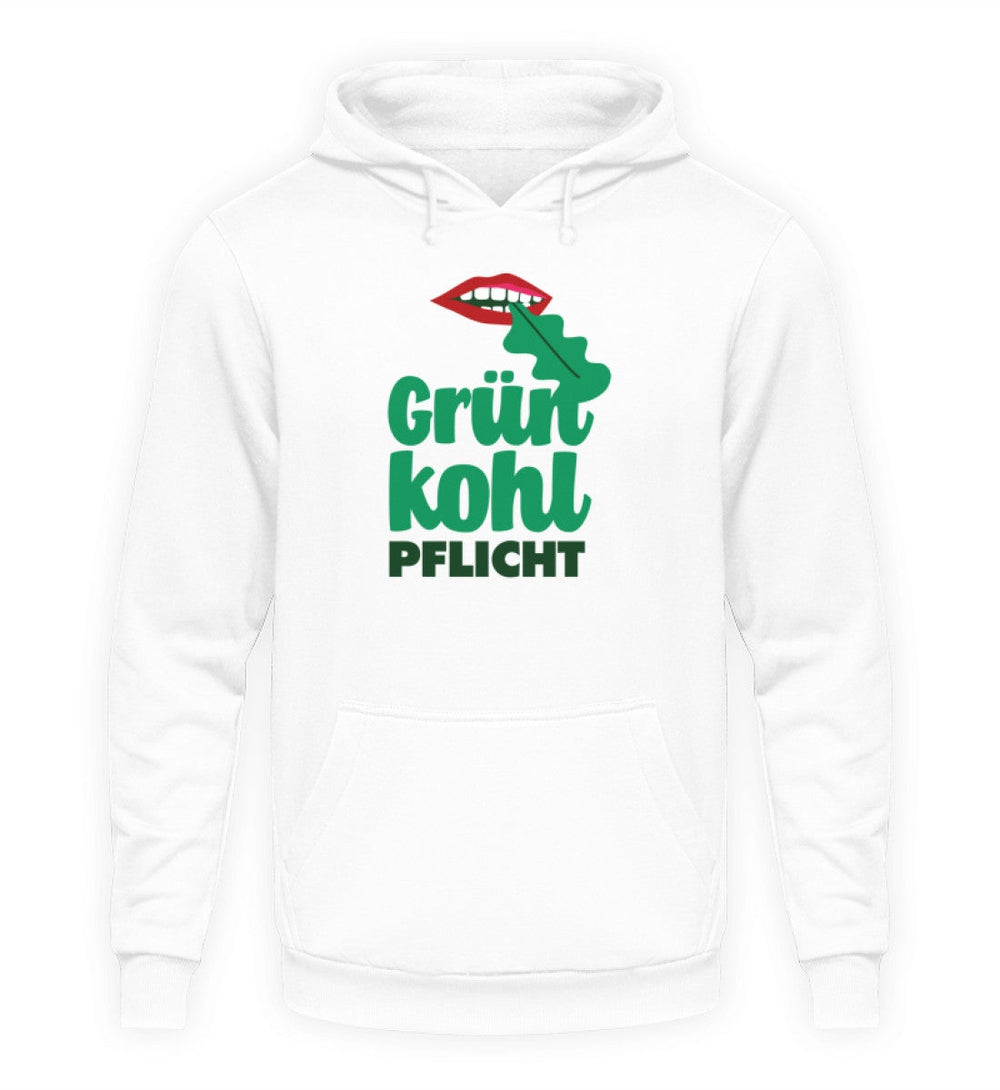 DIE MÖHRE: GRÜNZEUG HOODIE MÄDELS • GRÜNKOHL-PFLICHT-HARLEKINSHOP