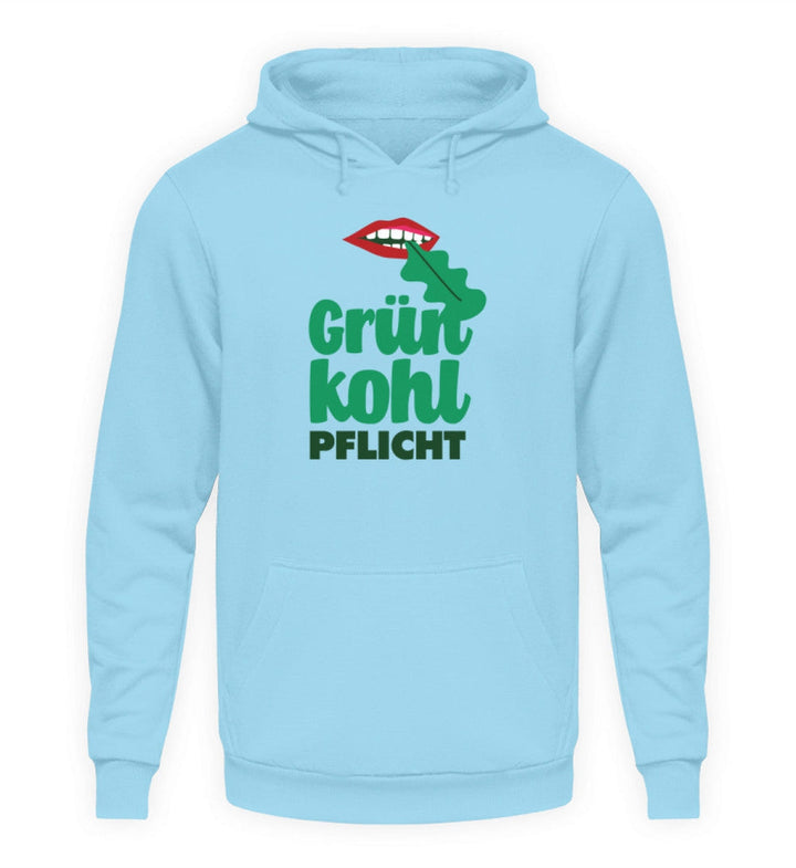 DIE MÖHRE: GRÜNZEUG HOODIE MÄDELS • GRÜNKOHL-PFLICHT-HARLEKINSHOP