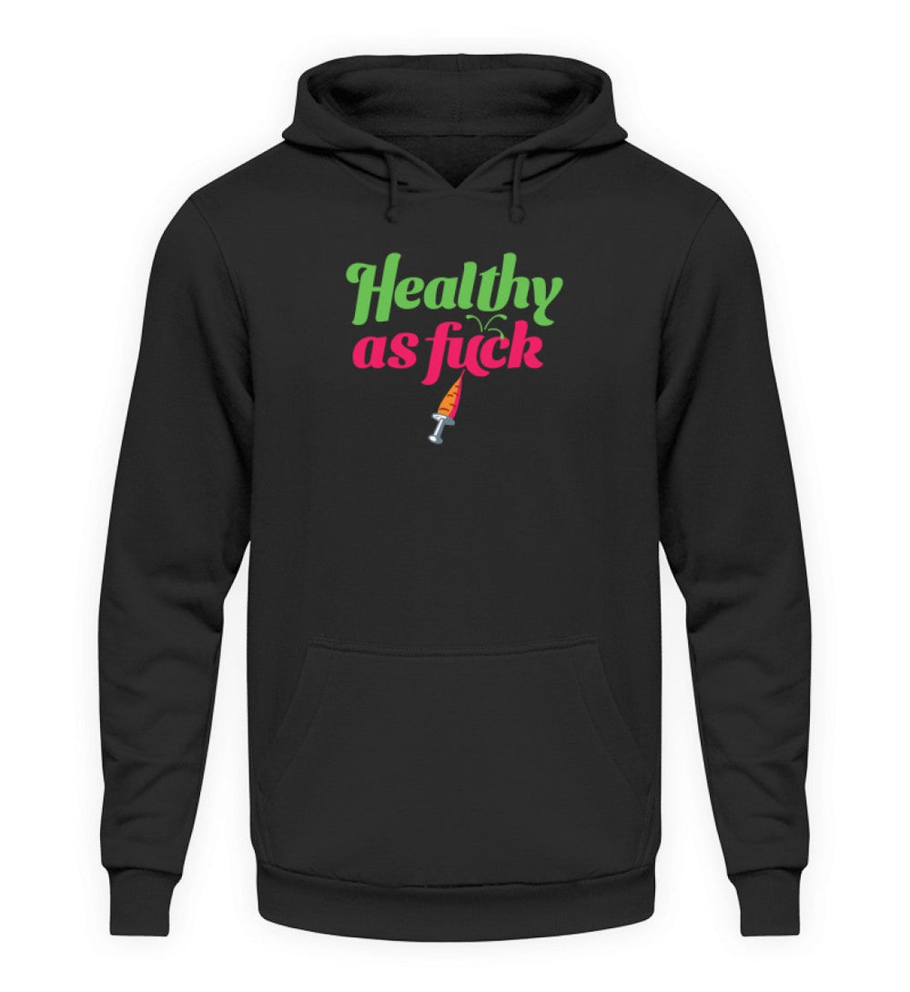 DIE MÖHRE: GRÜNZEUG HOODIE MÄDELS • HEALTHY AS FUCK-HARLEKINSHOP