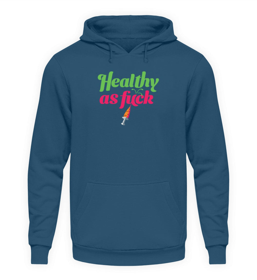 DIE MÖHRE: GRÜNZEUG HOODIE MÄDELS • HEALTHY AS FUCK-HARLEKINSHOP