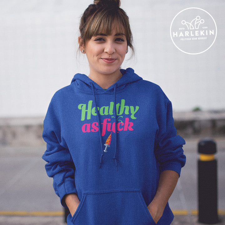 DIE MÖHRE: GRÜNZEUG HOODIE MÄDELS • HEALTHY AS FUCK-HARLEKINSHOP