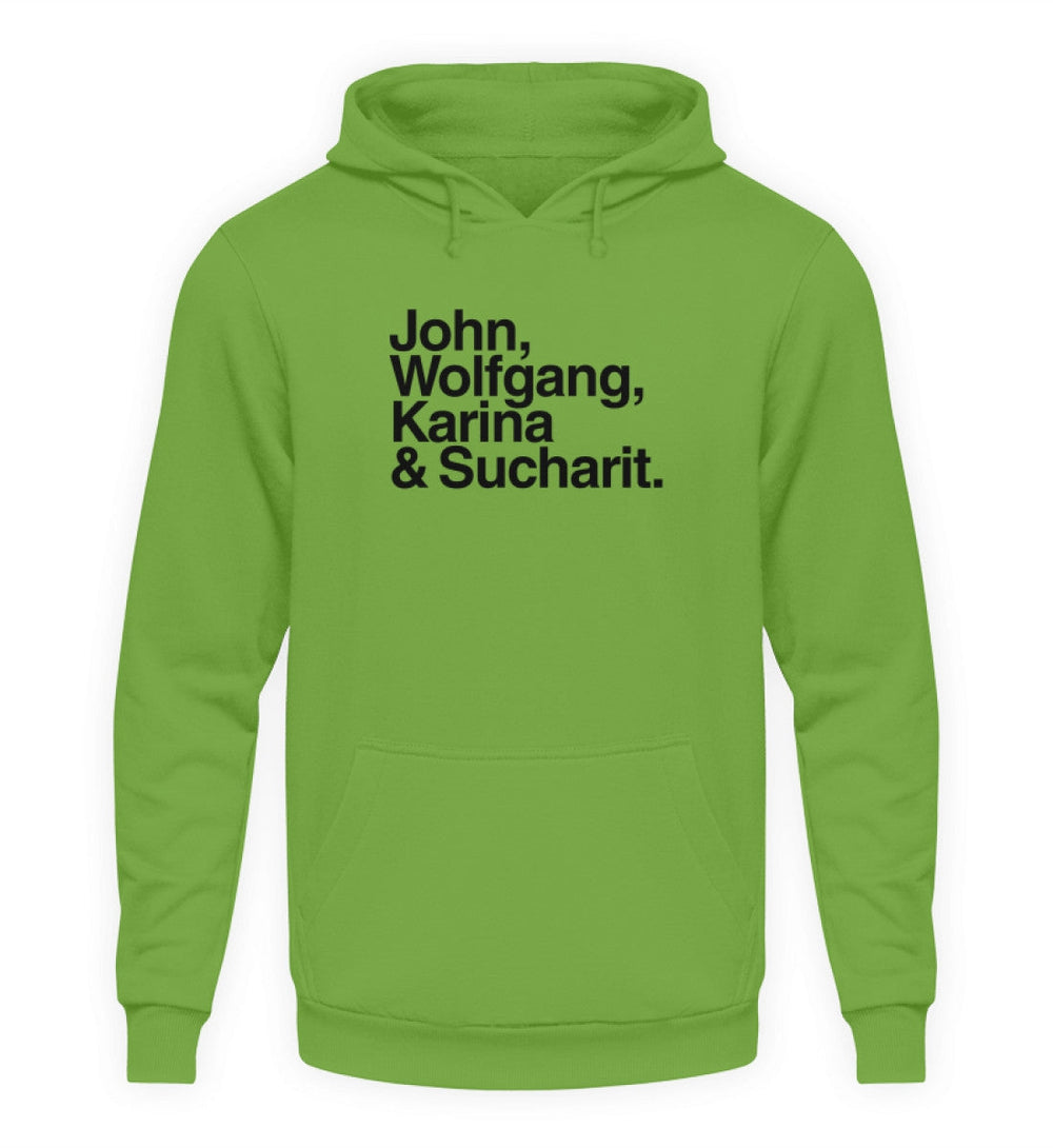 DIE MÖHRE: GRÜNZEUG HOODIE MÄDELS • JOHN, WOLFGANG, KARINA & SUCHARIT - HELL-HARLEKINSHOP