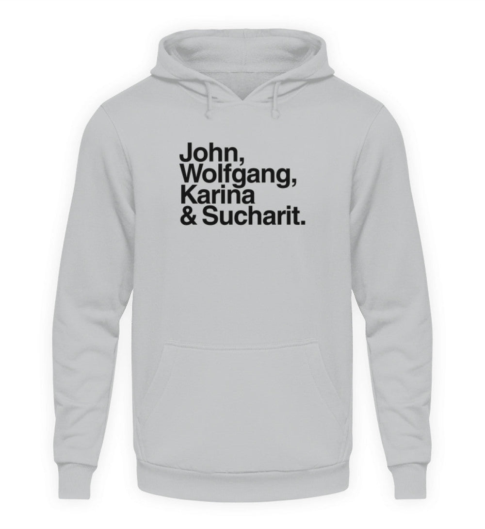 DIE MÖHRE: GRÜNZEUG HOODIE MÄDELS • JOHN, WOLFGANG, KARINA & SUCHARIT - HELL-HARLEKINSHOP