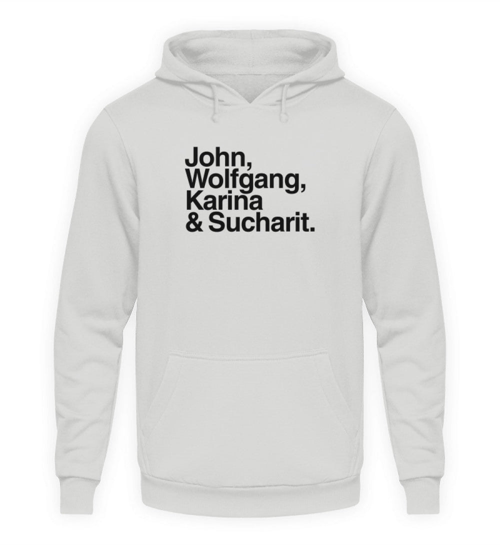 DIE MÖHRE: GRÜNZEUG HOODIE MÄDELS • JOHN, WOLFGANG, KARINA & SUCHARIT - HELL-HARLEKINSHOP