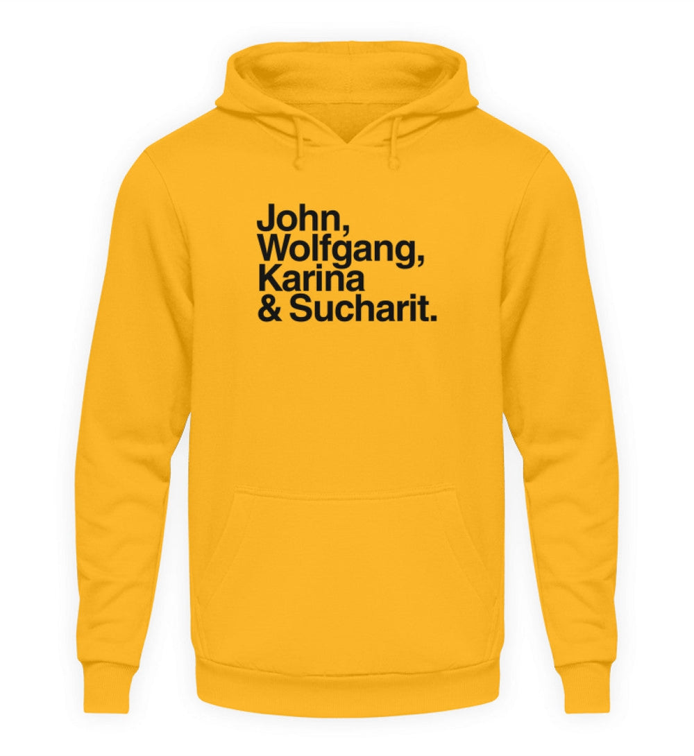 DIE MÖHRE: GRÜNZEUG HOODIE MÄDELS • JOHN, WOLFGANG, KARINA & SUCHARIT - HELL-HARLEKINSHOP