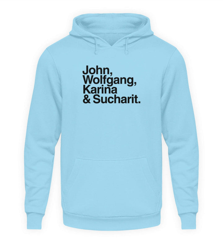 DIE MÖHRE: GRÜNZEUG HOODIE MÄDELS • JOHN, WOLFGANG, KARINA & SUCHARIT - HELL-HARLEKINSHOP