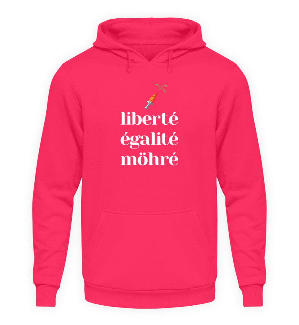 DIE MÖHRE: GRÜNZEUG HOODIE MÄDELS • LIBERTE EGALITE MÖHRE - DUNKEL-HARLEKINSHOP