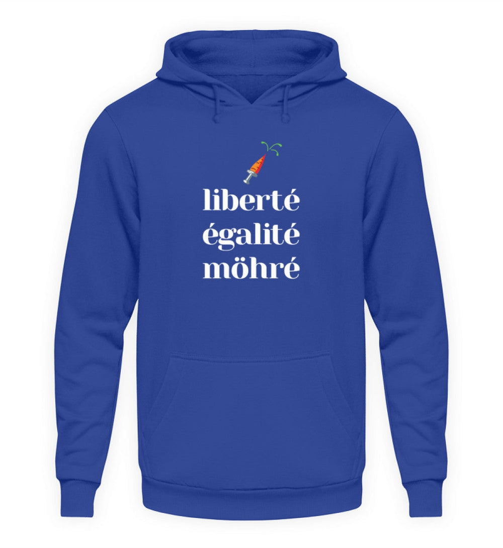 DIE MÖHRE: GRÜNZEUG HOODIE MÄDELS • LIBERTE EGALITE MÖHRE - DUNKEL-HARLEKINSHOP