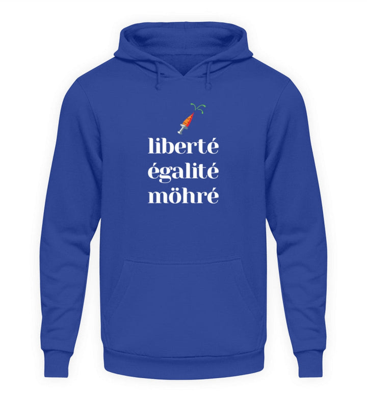 DIE MÖHRE: GRÜNZEUG HOODIE MÄDELS • LIBERTE EGALITE MÖHRE - DUNKEL-HARLEKINSHOP