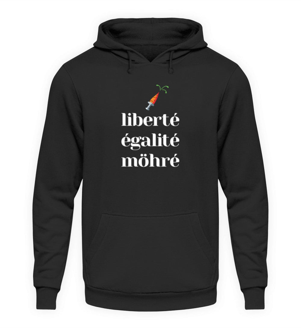 DIE MÖHRE: GRÜNZEUG HOODIE MÄDELS • LIBERTE EGALITE MÖHRE - DUNKEL-HARLEKINSHOP
