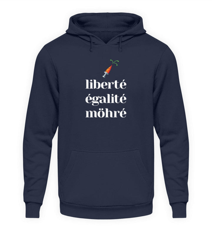 DIE MÖHRE: GRÜNZEUG HOODIE MÄDELS • LIBERTE EGALITE MÖHRE - DUNKEL-HARLEKINSHOP