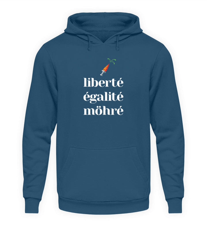 DIE MÖHRE: GRÜNZEUG HOODIE MÄDELS • LIBERTE EGALITE MÖHRE - DUNKEL-HARLEKINSHOP