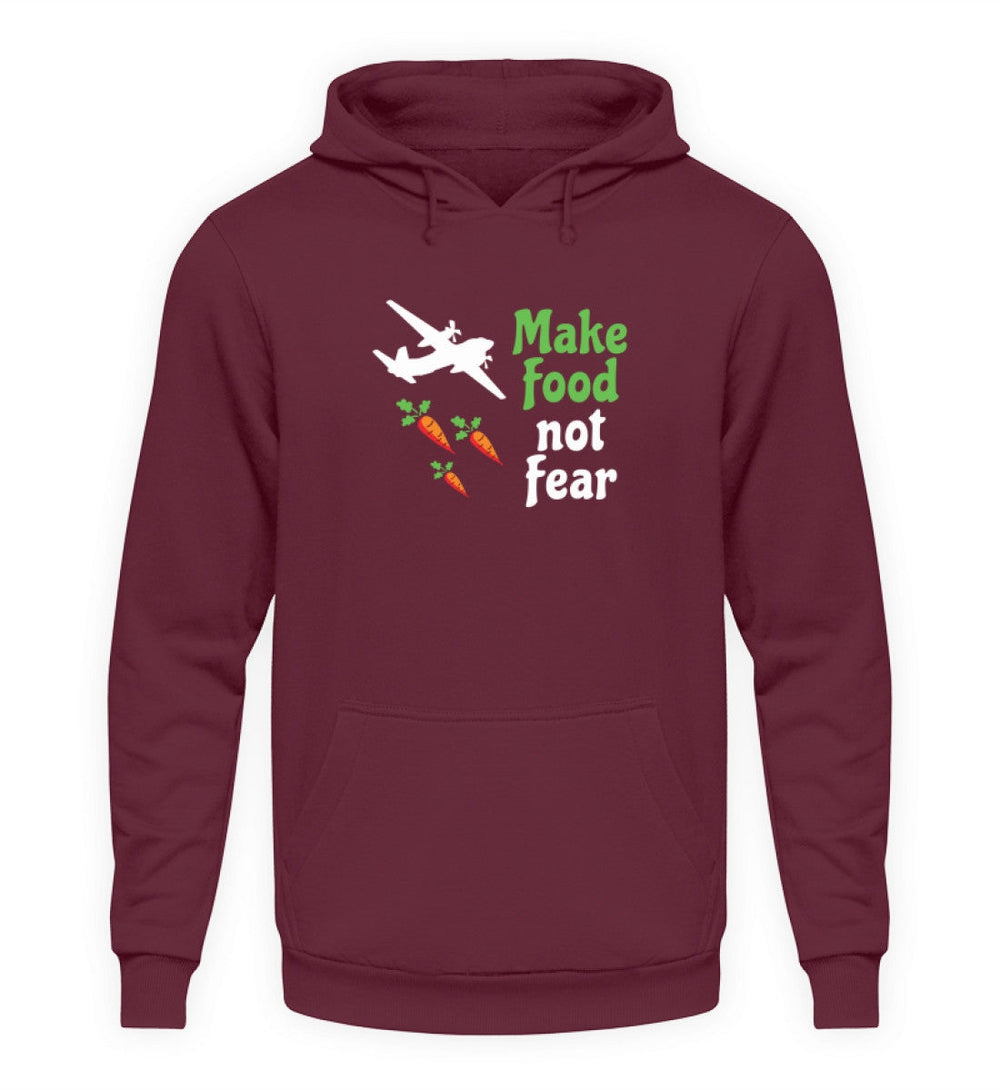 DIE MÖHRE: GRÜNZEUG HOODIE MÄDELS • MAKE FOOD NOT FEAR-HARLEKINSHOP