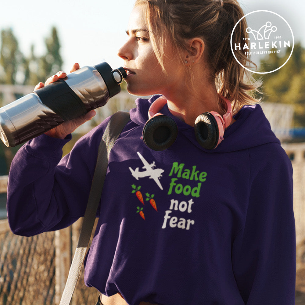 DIE MÖHRE: GRÜNZEUG HOODIE MÄDELS • MAKE FOOD NOT FEAR-HARLEKINSHOP