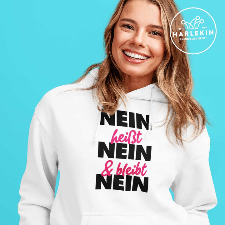 DIE MÖHRE: GRÜNZEUG HOODIE MÄDELS • NEIN HEISST NEIN - HELL-HARLEKINSHOP