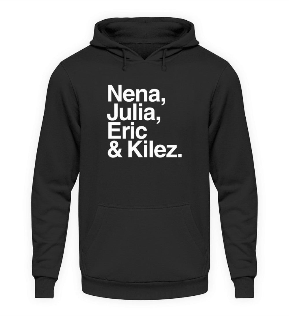 DIE MÖHRE: GRÜNZEUG HOODIE MÄDELS • NENA, JULIA, ERIC & KILEZ - DUNKEL-HARLEKINSHOP