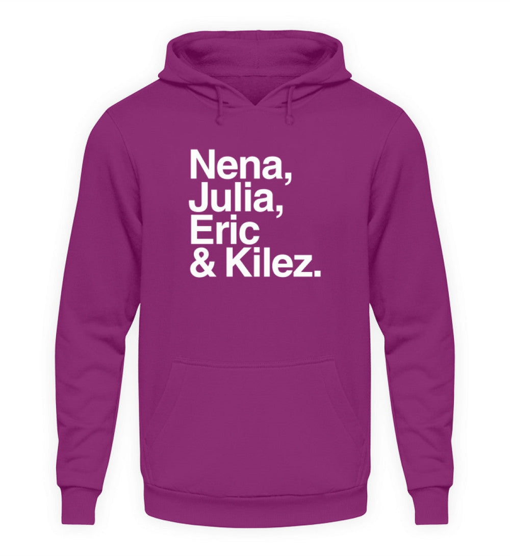 DIE MÖHRE: GRÜNZEUG HOODIE MÄDELS • NENA, JULIA, ERIC & KILEZ - DUNKEL-HARLEKINSHOP