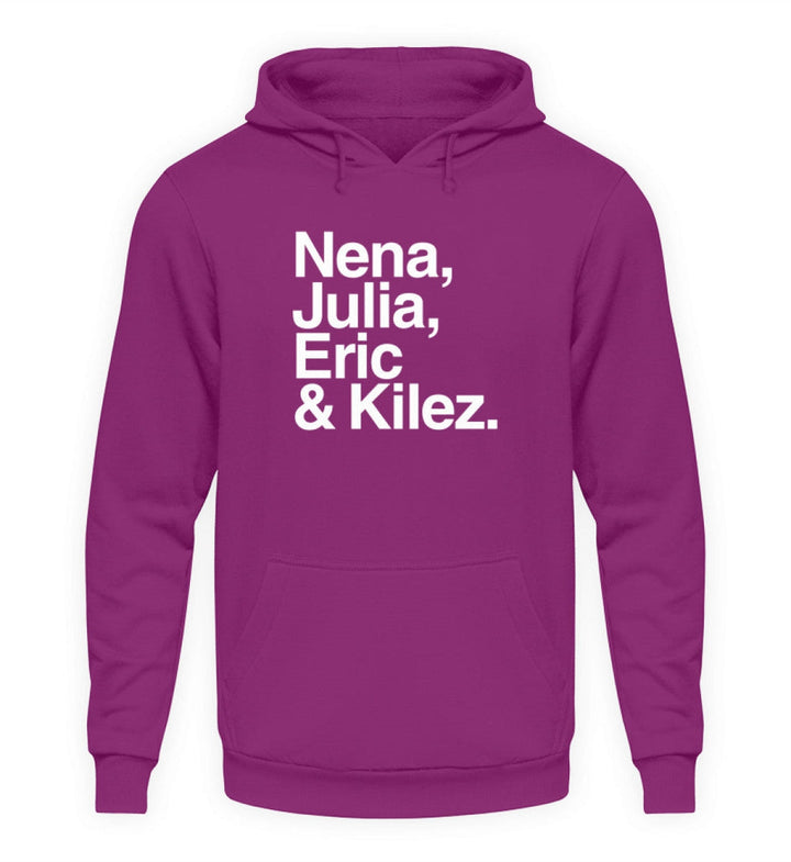DIE MÖHRE: GRÜNZEUG HOODIE MÄDELS • NENA, JULIA, ERIC & KILEZ - DUNKEL-HARLEKINSHOP