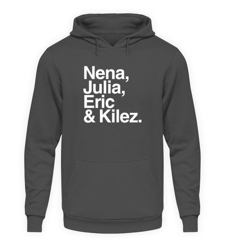 DIE MÖHRE: GRÜNZEUG HOODIE MÄDELS • NENA, JULIA, ERIC & KILEZ - DUNKEL-HARLEKINSHOP
