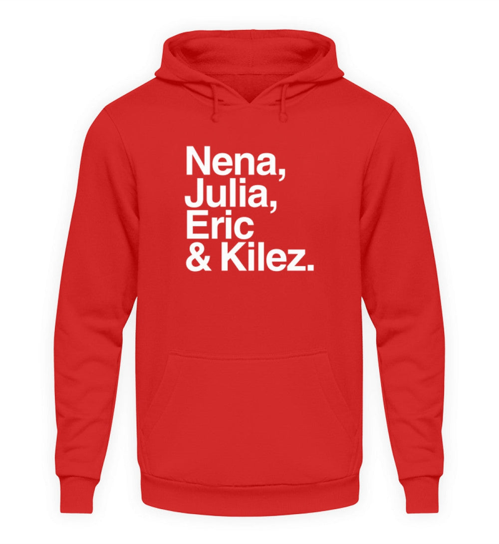 DIE MÖHRE: GRÜNZEUG HOODIE MÄDELS • NENA, JULIA, ERIC & KILEZ - DUNKEL-HARLEKINSHOP