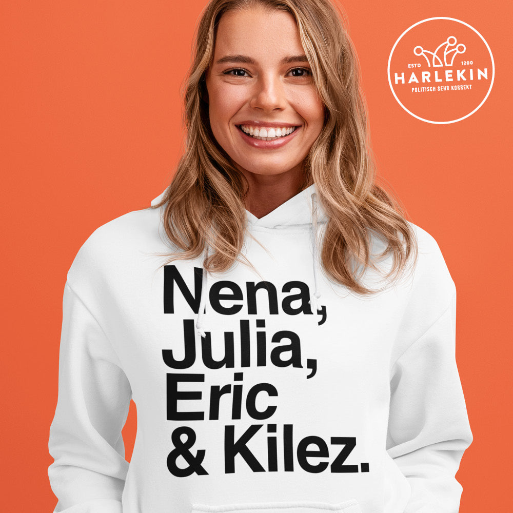 DIE MÖHRE: GRÜNZEUG HOODIE MÄDELS • NENA, JULIA, ERIC & KILEZ - HELL-HARLEKINSHOP
