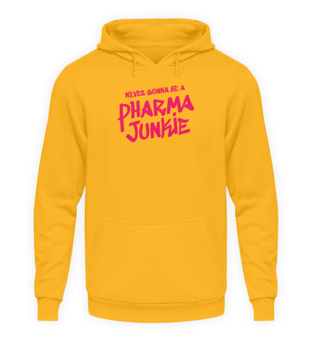 DIE MÖHRE: GRÜNZEUG HOODIE MÄDELS • NEVER GONNA BE A PHARMA JUNKIE - HELL-HARLEKINSHOP