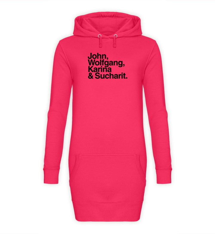 DIE MÖHRE: GRÜNZEUG HOODIEKLEID MÄDELS • JOHN, WOLFGANG, KARINA & SUCHARIT - HELL-HARLEKINSHOP