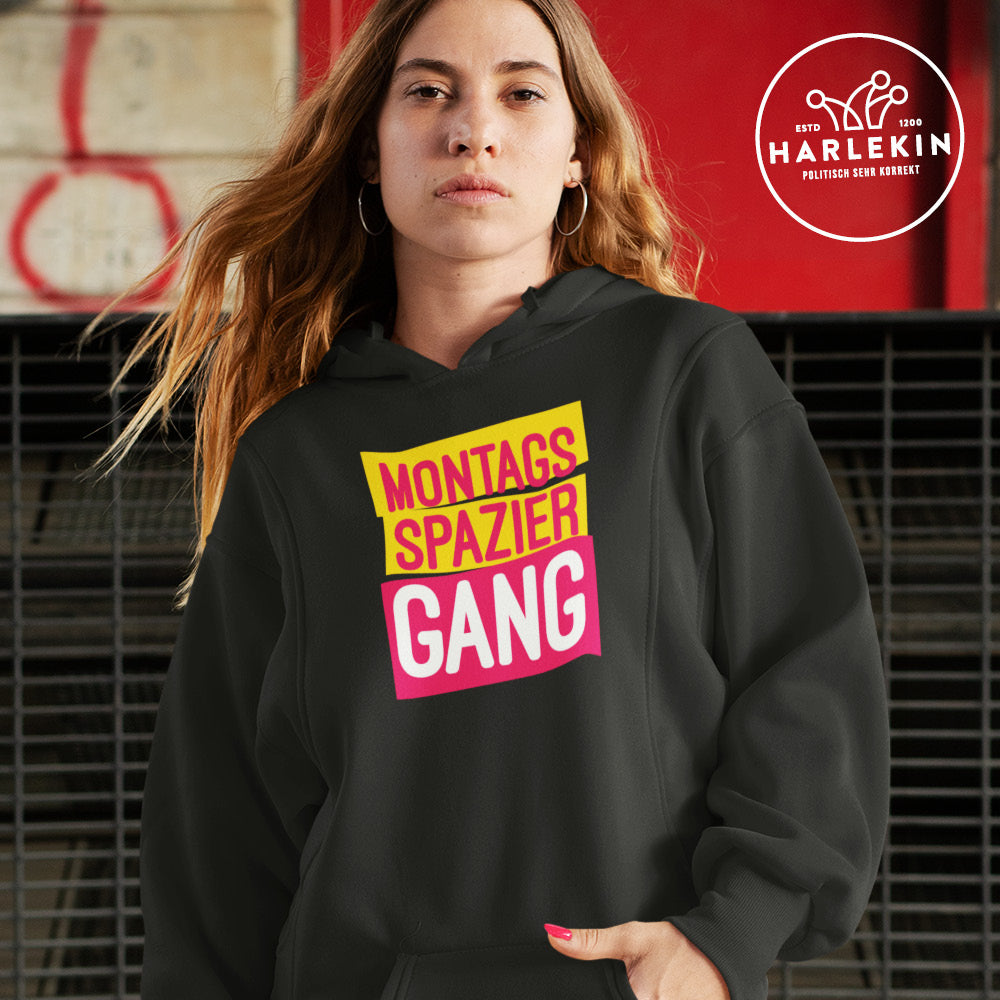 DIE MÖHRE: GRÜNZEUG HOODIEKLEID MÄDELS • MONTAGSSPAZIER-GANG-HARLEKINSHOP
