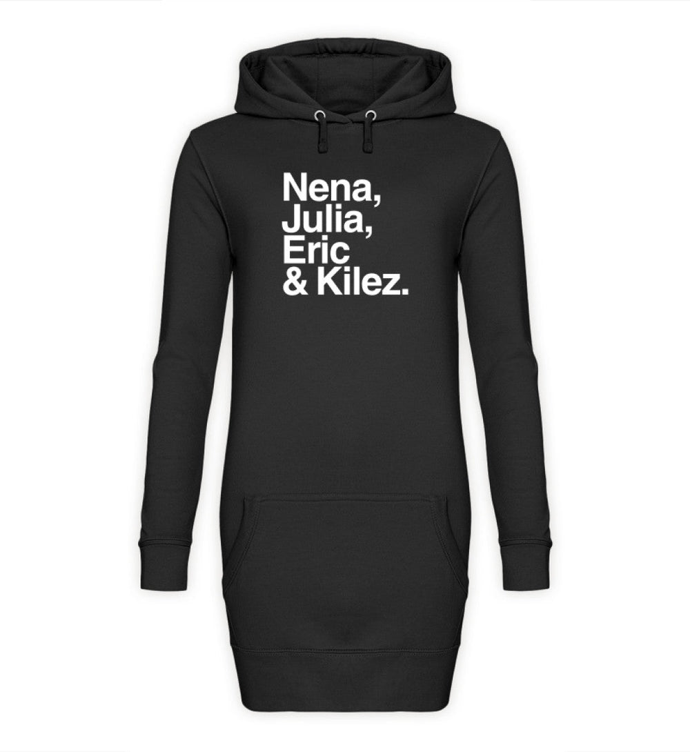 DIE MÖHRE: GRÜNZEUG HOODIEKLEID MÄDELS • NENA, JULIA, ERIC & KILEZ - DUNKEL-HARLEKINSHOP