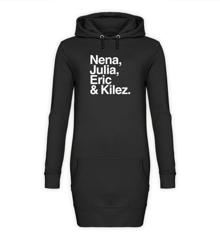 DIE MÖHRE: GRÜNZEUG HOODIEKLEID MÄDELS • NENA, JULIA, ERIC & KILEZ - DUNKEL-HARLEKINSHOP