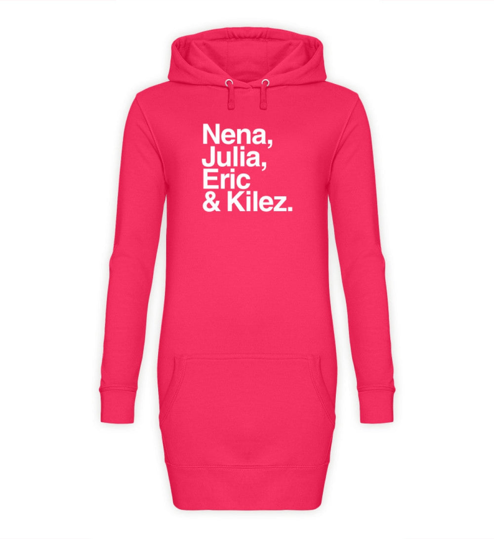 DIE MÖHRE: GRÜNZEUG HOODIEKLEID MÄDELS • NENA, JULIA, ERIC & KILEZ - DUNKEL-HARLEKINSHOP