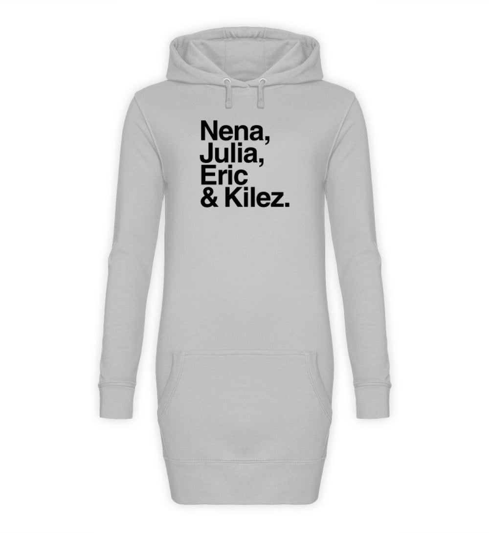 DIE MÖHRE: GRÜNZEUG HOODIEKLEID MÄDELS • NENA, JULIA, ERIC & KILEZ - HELL-HARLEKINSHOP