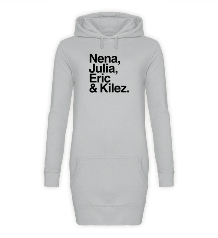 DIE MÖHRE: GRÜNZEUG HOODIEKLEID MÄDELS • NENA, JULIA, ERIC & KILEZ - HELL-HARLEKINSHOP