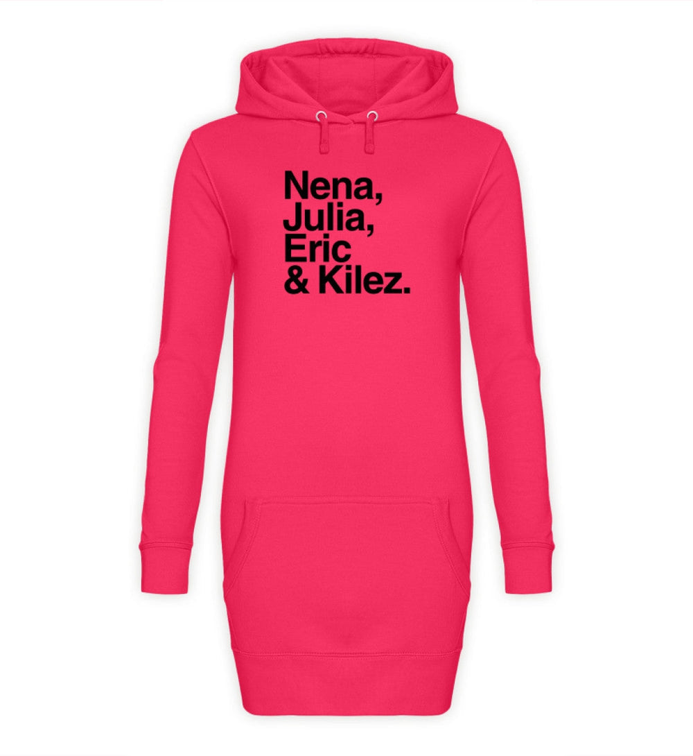 DIE MÖHRE: GRÜNZEUG HOODIEKLEID MÄDELS • NENA, JULIA, ERIC & KILEZ - HELL-HARLEKINSHOP
