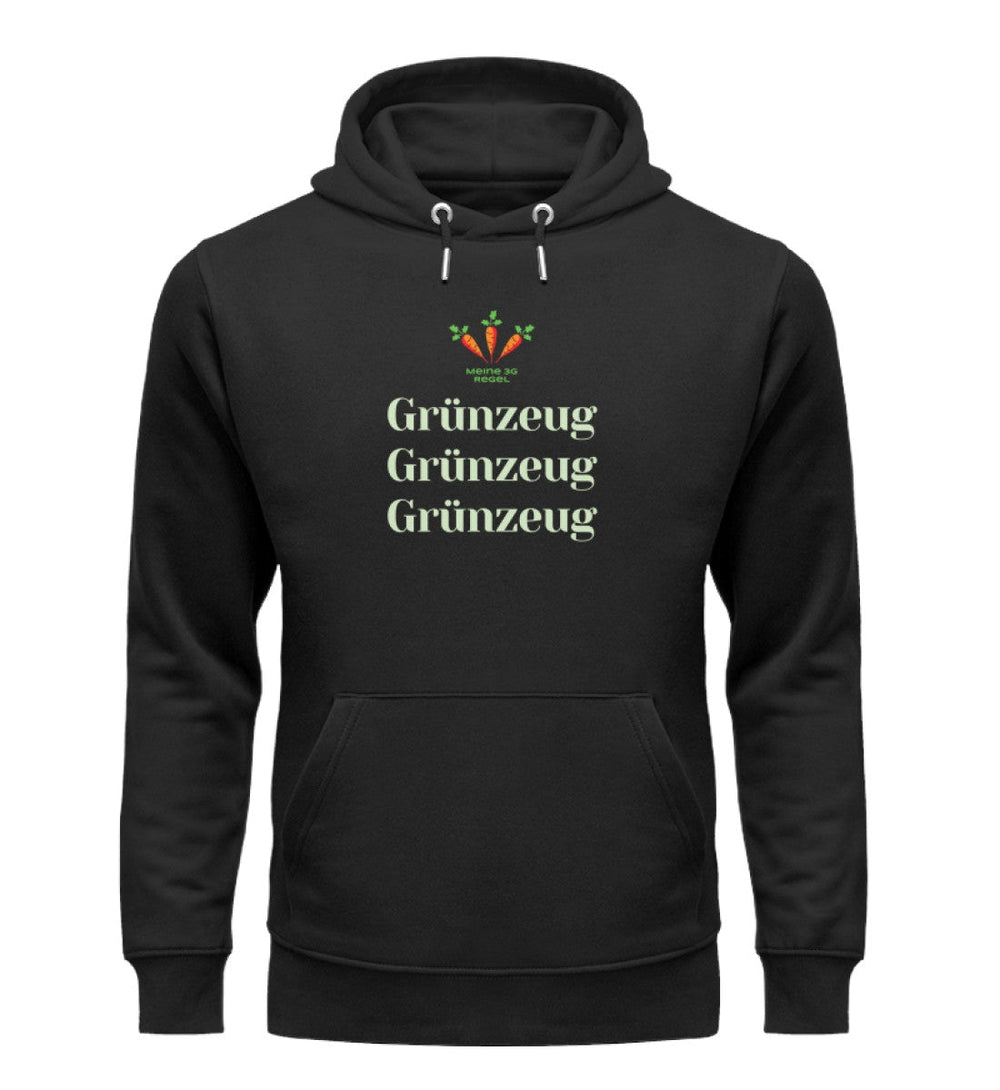 DIE MÖHRE: GRÜNZEUG ORGANIC HOODIE MÄDELS • 3G-REGEL: GRÜNZEUG-HARLEKINSHOP