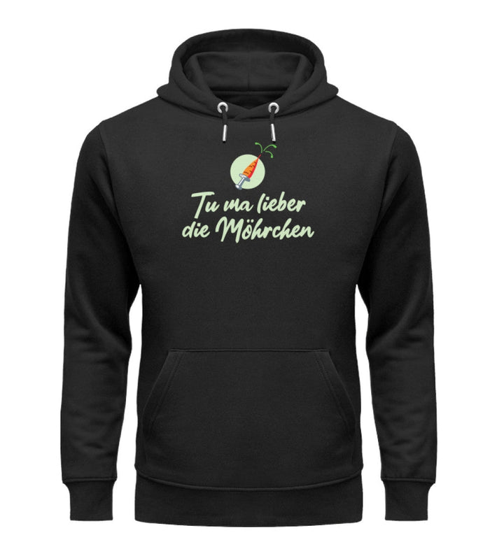 DIE MÖHRE: GRÜNZEUG ORGANIC HOODIE MÄDELS • DIE MÖHRCHEN-HARLEKINSHOP