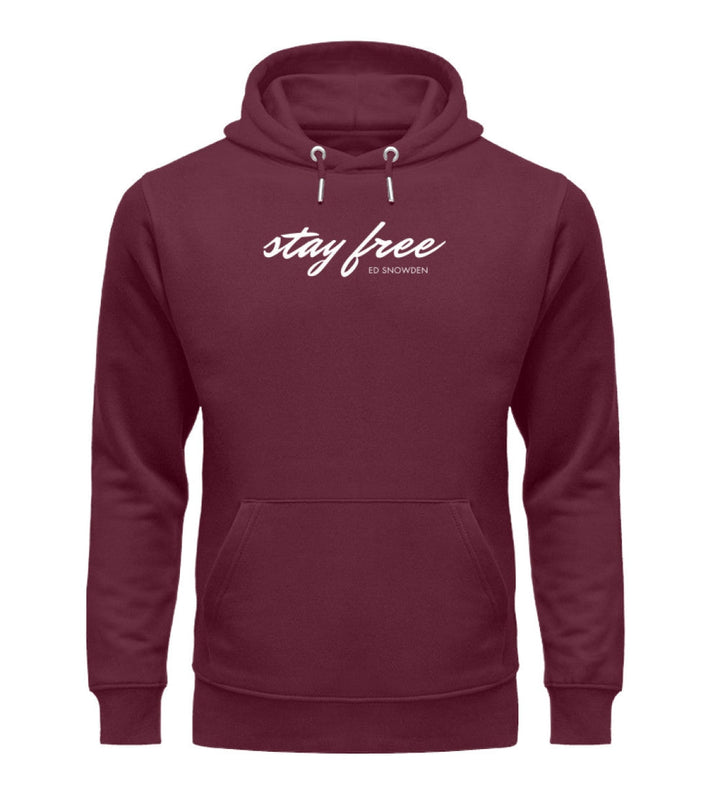 DIE MÖHRE: GRÜNZEUG ORGANIC HOODIE MÄDELS • ED SNOWDEN: STAY FREE-HARLEKINSHOP