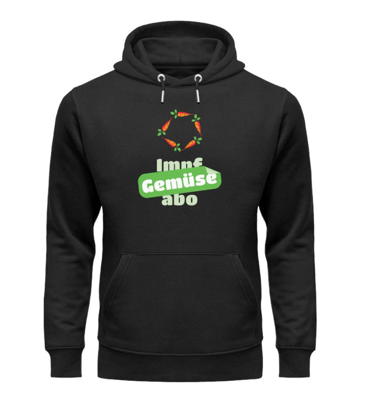 DIE MÖHRE: GRÜNZEUG ORGANIC HOODIE MÄDELS • GEMÜSEABO-HARLEKINSHOP