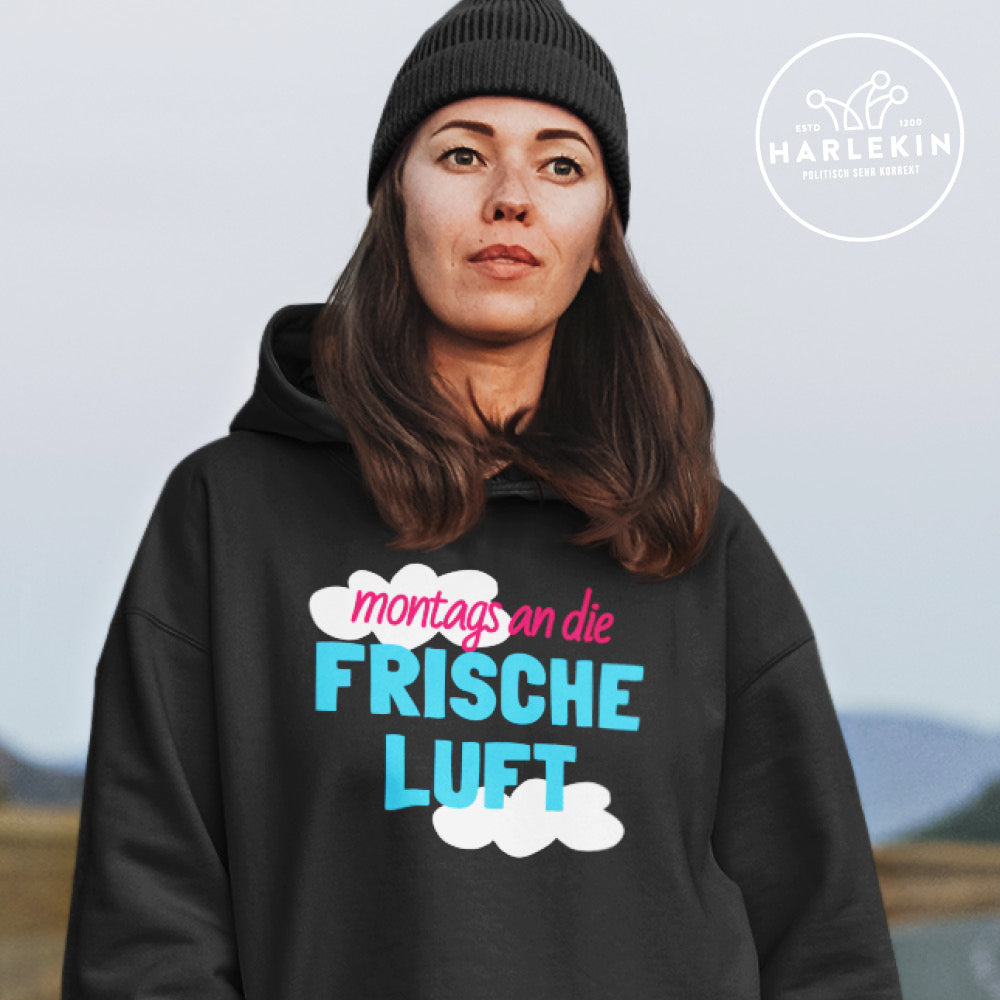 DIE MÖHRE: GRÜNZEUG ORGANIC HOODIE MÄDELS • MONTAGS AN DIE FRISCHE LUFT-HARLEKINSHOP