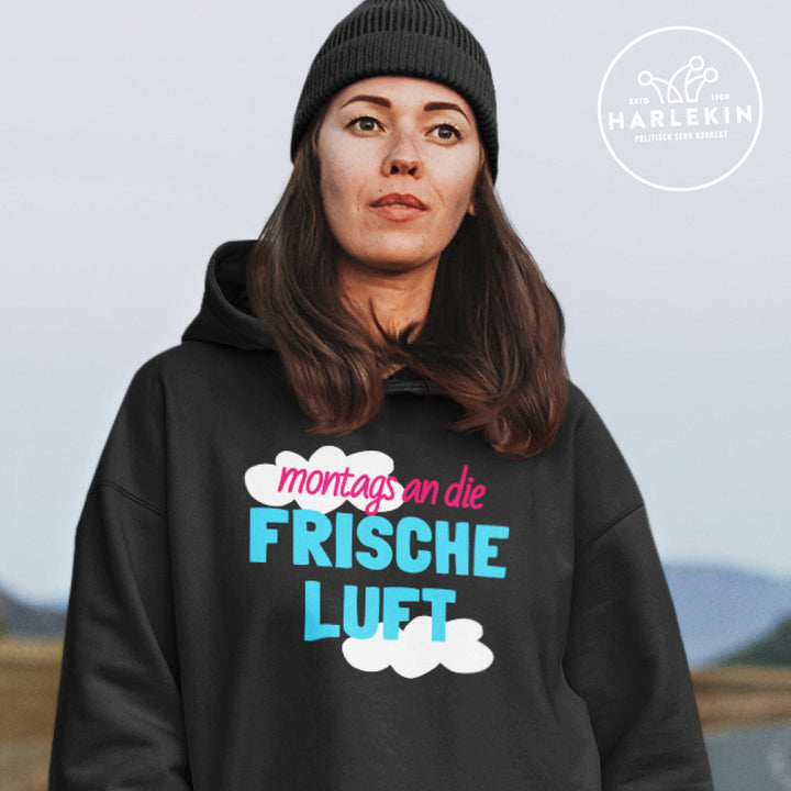 DIE MÖHRE: GRÜNZEUG ORGANIC HOODIE MÄDELS • MONTAGS AN DIE FRISCHE LUFT-HARLEKINSHOP