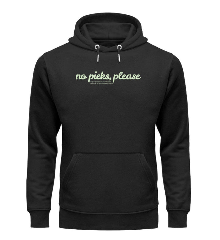 DIE MÖHRE: GRÜNZEUG ORGANIC HOODIE MÄDELS • NO PIEKS PLEACE-HARLEKINSHOP