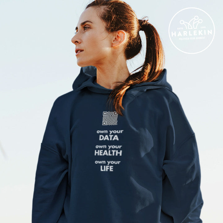 DIE MÖHRE: GRÜNZEUG ORGANIC HOODIE MÄDELS • OWN YOUR DATA-HARLEKINSHOP